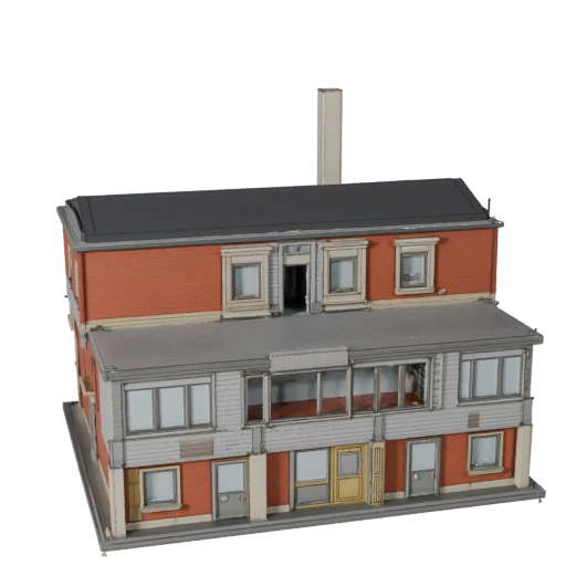 Kit Modello 3D Blocco Città Stilizzato - Asset di Gioco per Architettura