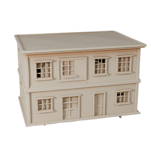 Modelo 3D STL de Casa Minúscula Imprimível - Asset de Escala para Mockups de Escala