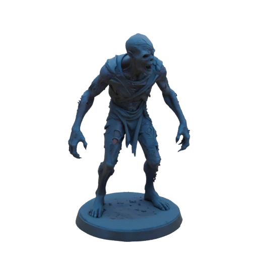 Miniatura Zumbi Morto-Vivo Dark Fantasy STL