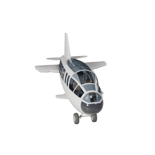 Luftschiff 3D-Modell für Unity - Low Poly Game Asset Pro