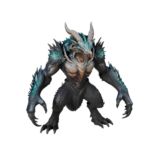 Yeti 3D Modell für Blender - PBR-Asset mit Texturen | Lizenzfrei