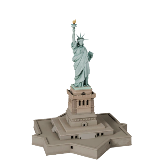 Statue of Liberty 3D Model for Blender - Render Asset