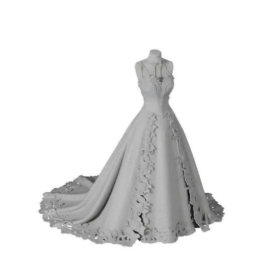 Abito da Sposa Realistico Asset Studio 3D per Cinema