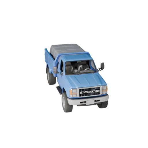 Pickup-Lkw 3D-Modell für Unity - Low Poly Game Asset (Legacy)