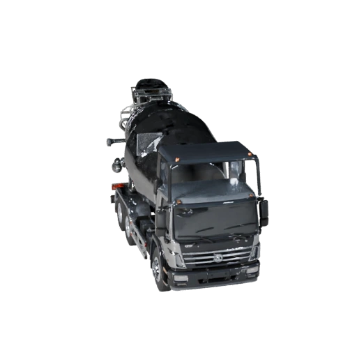 Zementmischer-LKW 3D-Modell für Blender - Realistisches PBR