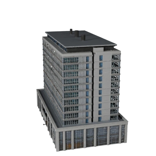 Business Center 3D Model for Blender - Render Asset