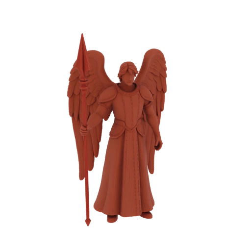 Miniatura STL de Ángel Guardián de Fantasía - De Pie