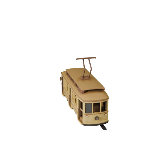 Modello STL Tram d'epoca Stampabile per Collezionismo