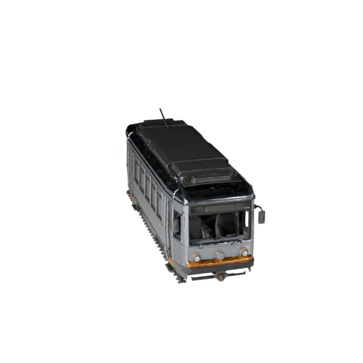 Modello 3D Tram per Unity - Asset Low Poly PBR