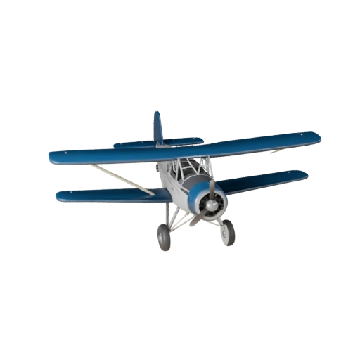 Vintage Seaplane 3D Model for Unreal Engine - Game Ready