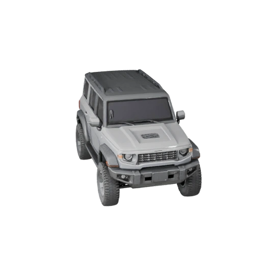 Utility Suv 3D Model for Unreal Engine - Game Ready Asset