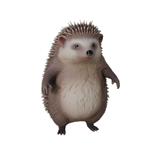 Hedgehog 3D Model for Blender - PBR Asset with Textures | PBR