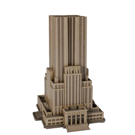 Modèle 3D de l'Empire State Building - Actif Réaliste pour Archviz