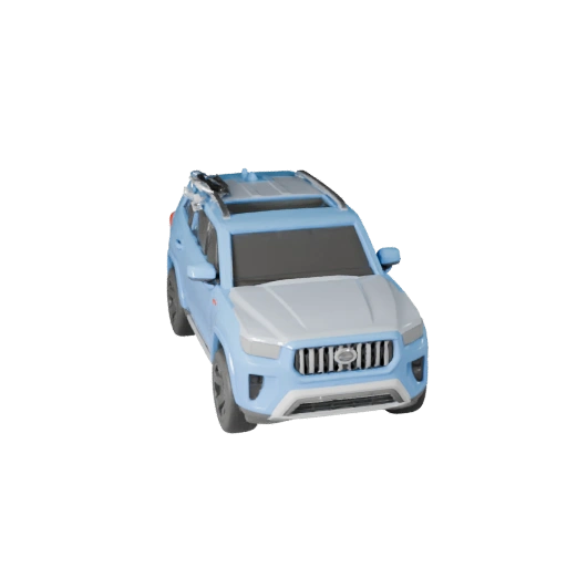 Modelo STL Imprimível de SUV Familiar - Exibição Colecionável (Legacy)