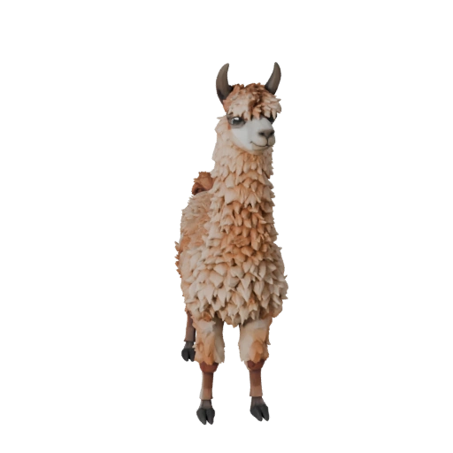 Low Poly Lama 3D-Modell - Unity Game Asset mit FBX | Lizenzfrei