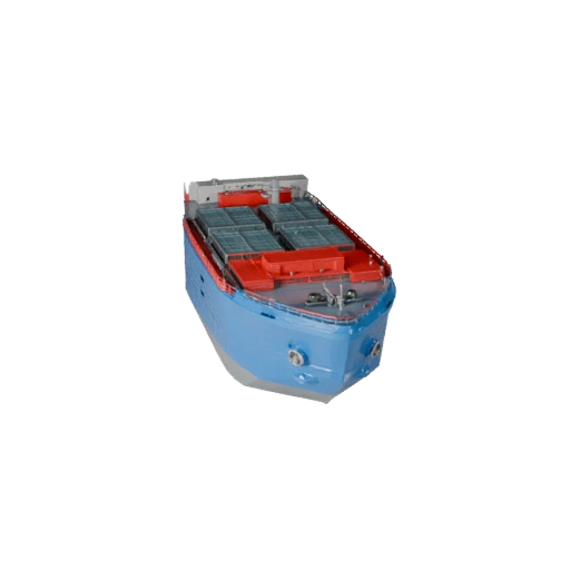 Cargo Ship Haute Poly 3D Model pour Rendu Studio - PBR