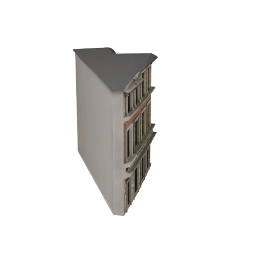 Modello 3D Facciata in Pietra per Unreal - Asset Realtime per Scene UE