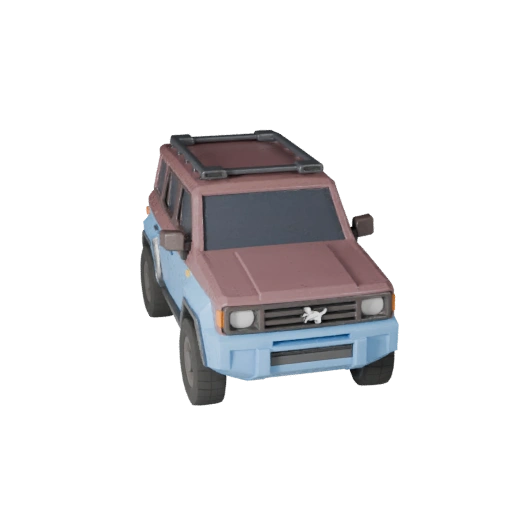 Hohe Poly Abenteuer-SUV 3D-Modell für Studio-Renderings (Legacy)
