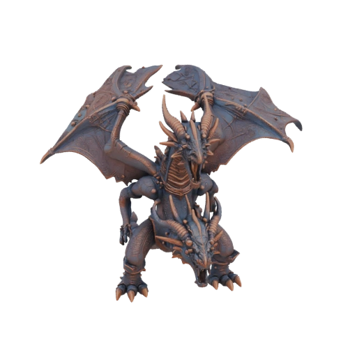 Fantasy Antiker Drachenboss-Miniatur STL - Overhead Strike Void