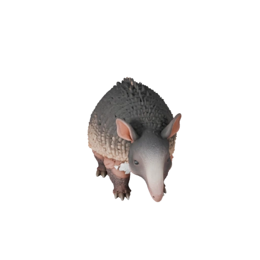 Realistic Armadillo 3D Model - Rigged PBR Asset for Games | PBR