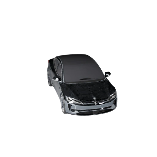 Tesla Inspired Electric Sedan 3D Model - Game Ready PBR