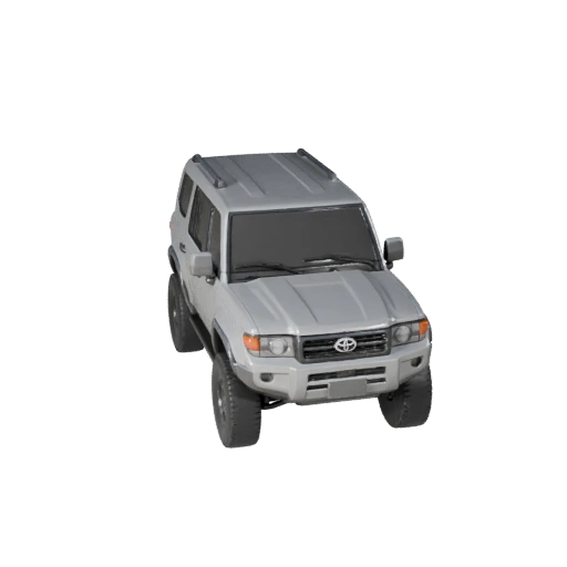 Modelo 3D de SUV Inspirado em Toyota para Blender e Jogos -