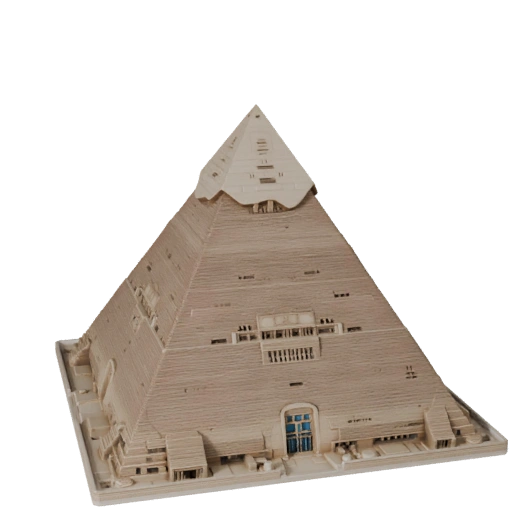 Modello 3D Piramide di Giza - Asset Realistico per Archviz