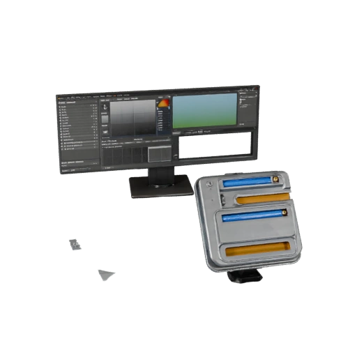 Modèle 3D de tableau de bord pour Blender - Actif prêt pour le rendu
