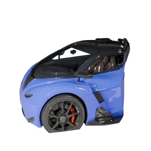 Coche de Fórmula de Alto Poligonaje 3D para Renders de Estudio - PBR