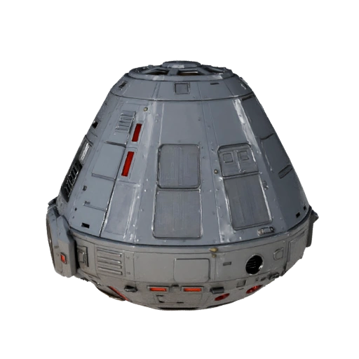 Modèle 3D de capsule d'équipage pour Unreal Engine - Prêt pour le jeu
