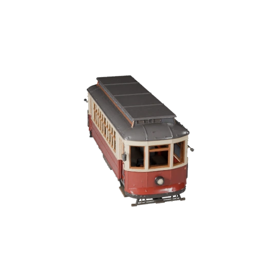 Modèle 3D de Tramway Vintage pour Blender & Jeux - PBR Réaliste