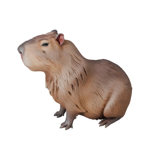 Modello 3D Capibara per Blender - Asset PBR con Texture | PBR