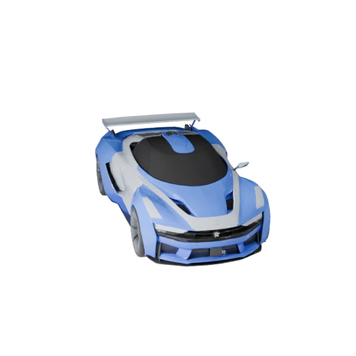 Modello 3D Auto Futuristica per Unreal Engine - Pronto per il Gioco