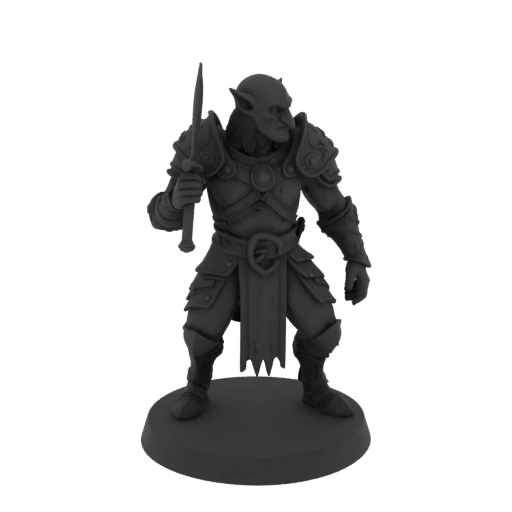Miniatura Fantasy Goblin Arciere Antico STL - Posa in Agguato