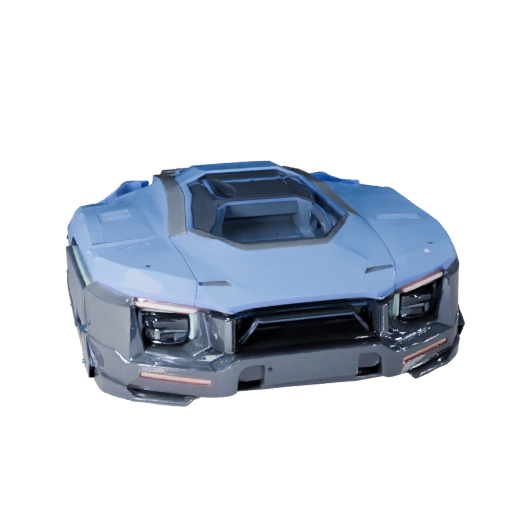 Hover-LKW 3D-Modell für Unreal Engine - Spielbereites Asset
