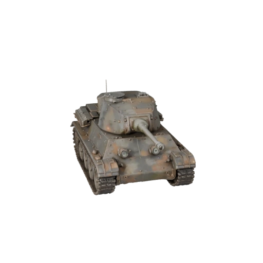 WWII Panzer 3D Modell - Spielbereit PBR Transport Asset