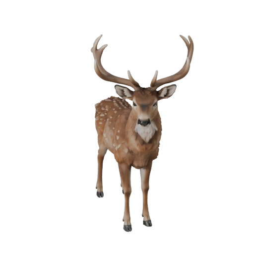 Modèle 3D de Cerf Réaliste - Asset PBR Riggué pour Jeux | Libre de Droits