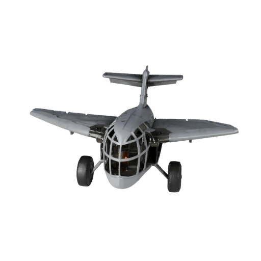 Aereo High Poly 3D Model per Rendering Studio Asset PBR