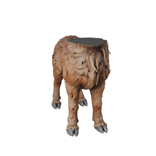 Hohe Poly Maultier 3D-Modell - Detailliertes STL-Asset zum Drucken | PBR