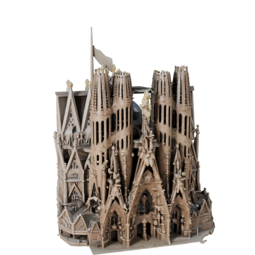 Sagrada Familia Modelo 3D para Unity - Activo de Juego para Arquitectura