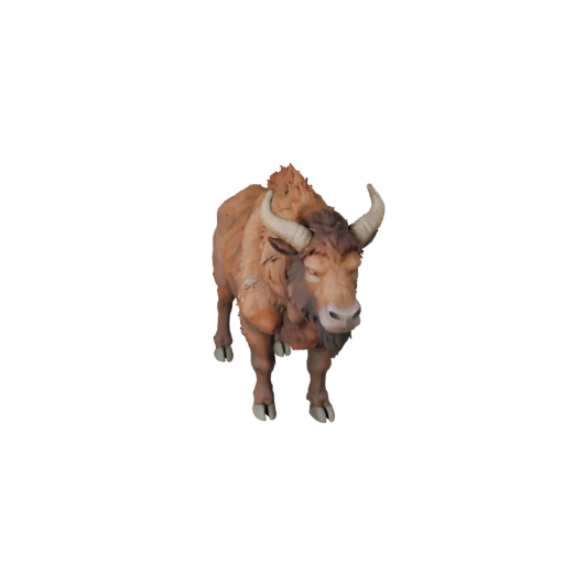 Modelo 3D de Bisão Baixo Poli - Asset de Jogo Unity com FBX | Royalty-Free