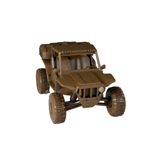 Modelo 3D Imprimible de Buggy de Rally en el Desierto STL - Exhibición
