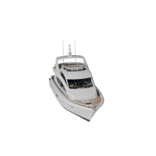 Modello 3D Yacht per Unreal Engine - Asset Pronto per il Gioco