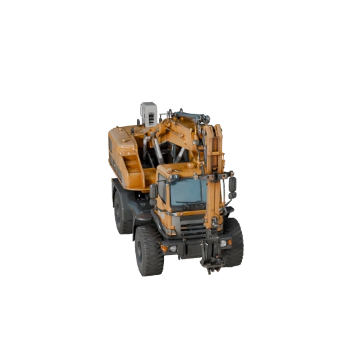 Camion Grue Prêt pour le Jeu 3D pour Jeux Temps Réel - PBR