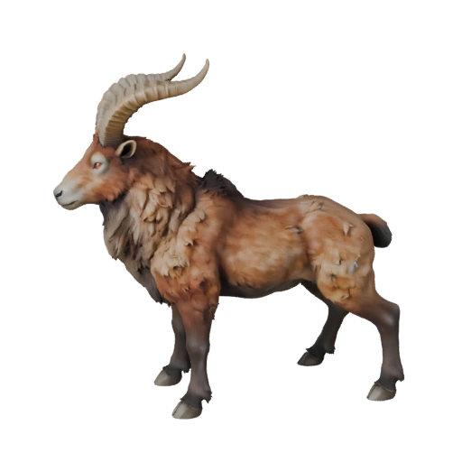 Modelo 3D de Gazela para Blender - Asset PBR com Texturas | PBR