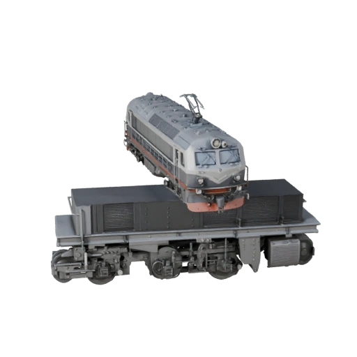 Locomotiva Elétrica Modelo 3D para Unity - Jogo Low Poly