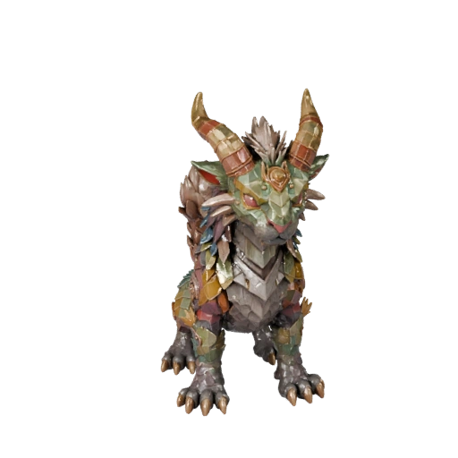 Low Poly Hydra 3D Modell - Unity Game Asset mit FBX | Lizenzfrei