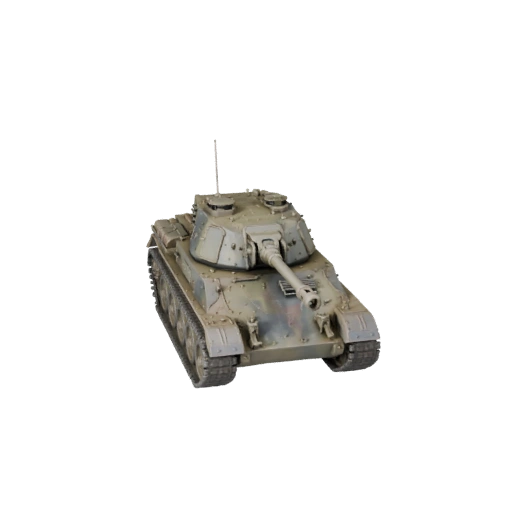 Modello 3D di Carro Armato Pronto per il Gioco per Uso in Tempo Reale Asset PBR