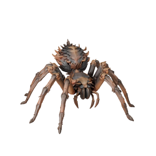 Realistische riesige Spinne 3D-Modell - Rigged PBR Asset für Spiele