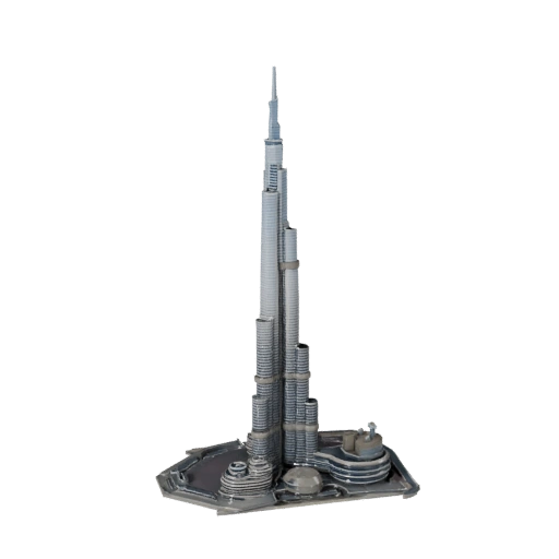 Modelo 3D Burj Khalifa para Unity - Activo de Juego para Arquitectura